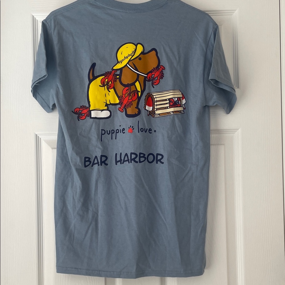 Bar Harbor Puppie Love‎ Rescue Tee Shirt Size Small